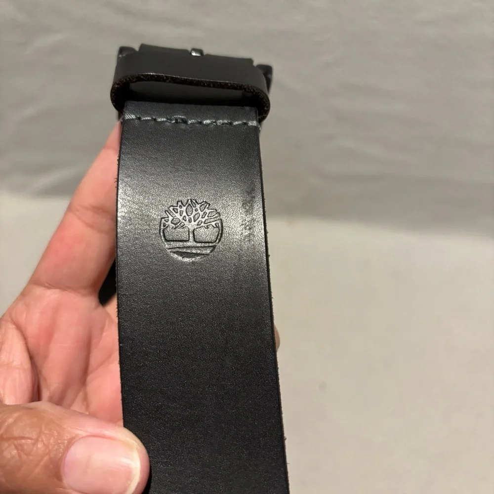 Timberland Black Genuine Leather Men’s belt